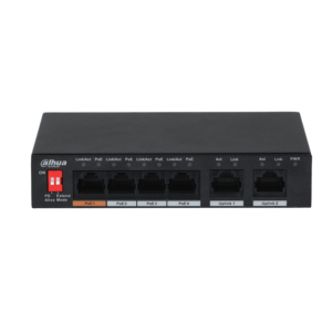 6-Port 10/100Mbps Unmanaged Desktop Switch with 4 PoE Ports